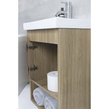 Norfolk 430mm Wall Hung Single Vanity with Ceramic Basin